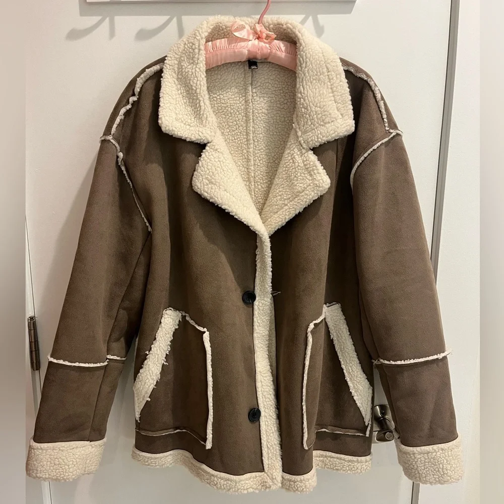 -SOLD- Shearling Coat - Picture 1 of 3